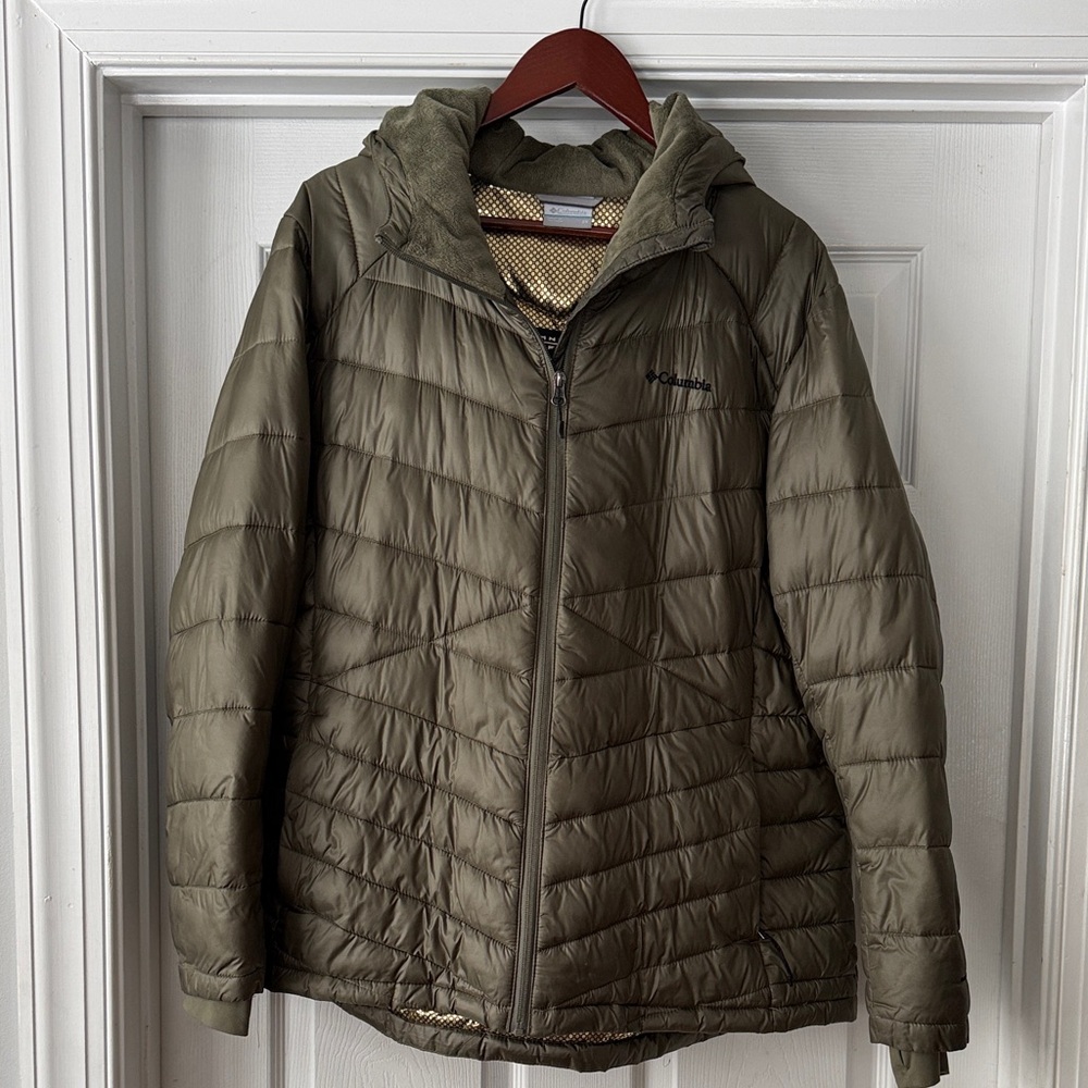 Columbia Forest Green Quilted Jacket